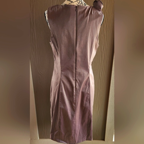 Roulette Tan Shimmer Party Dress - Picture 14 of 16